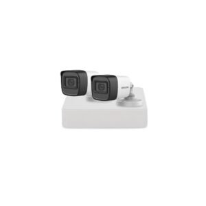 Sistem supraveghere exterior basic HikVision, 2 camere, 2 MP, IR 30 m, 2.8 mm, microfon