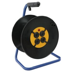 Tambur plastic deschis fara cablu 4 prize Adeleq 31-22000