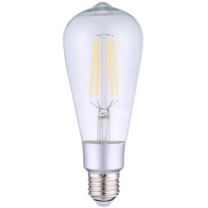 Bec inteligent Shelly Vintage ST64, Dimmer, Wi-Fi, E27, 7W, 750 LM, control aplicatie, Amazon Alexa si Google Assistant 3800235262115