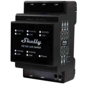 Shelly LAN Switch, cu 5 porturi, 10/100mbps, compatibil SINA DIN 3800235266830