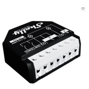 Releu inteligent Shelly Qubino Wave 2PM cu contor de putere, protocol Z-Wave 3800235269015