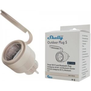 Shelly Plug S MTR Gen3 IP44 12A priza inteligenta pentru exterior 3800238070557