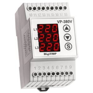 Releu protectie tensiune digital trifazic VP-380 Digitop 380179