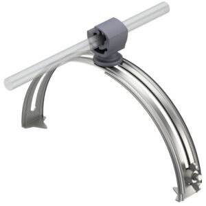 Suport pentru conductor pe acoperis pentru tigla de coama, 185-260 mm, Rd 8-10, A2 Obo 5202515