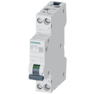 Siguranta automata 1P+N 6A curba C 6kA Siemens 5SL6006-7