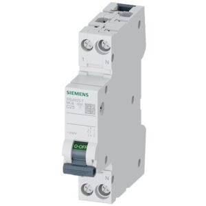 Siguranta automata 1P+N 25A curba C 6kA Siemens 5SL6025-7