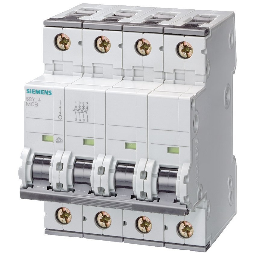 Siguranta automata 4P 10A 6kA curba C Siemens 5SY6410-7