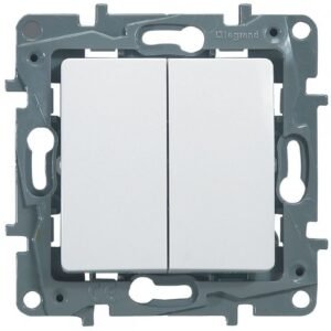 Intrerupator dublu alb Niloe Legrand 764506