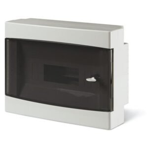 Tablou PT 12M, Scame 673.2012B, IP40 montare aplicata 12 module, 326x250x108mm, ALB