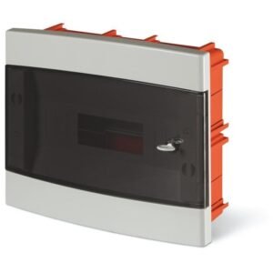 Tablou ST 12M, Scame 675.2012B, montare incastrata, 12 module 326x270x75mm ALB IP40
