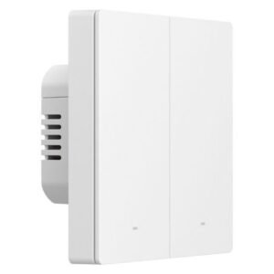 Intrerupator inteligent Sonoff M5-2C-86W, 2 canale, 10A, protocol Matter, Alb 6920075777871