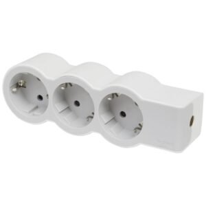 Prelungitor 3P 0m fara cordon standard 3x2P+T alb-gri Legrand 694573