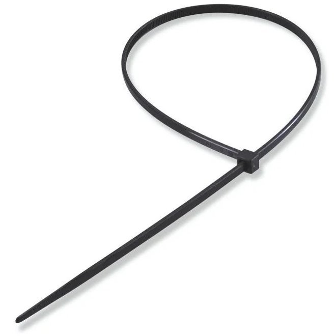 Set 100 bucati colier autoblocant ( fasete ) 7.5x365mm negru Scame 839.57370
