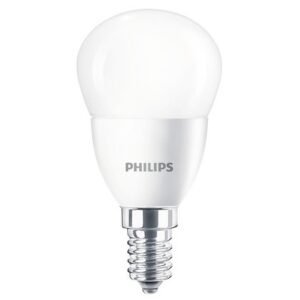 Bec LED Philips E14 5,5W 520 lumeni, glob mat G45, lumina neutra 8718699771836