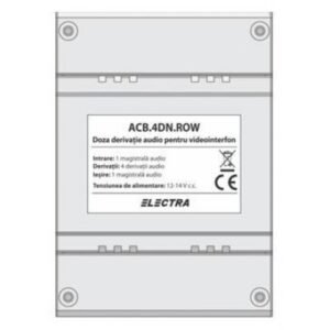 Doza derivatie AUDIO Electra ACB.4DN.ENW
