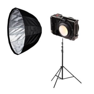 Kit lumina streaming: Molus X200 Combo + stativ si difuzie – Default Title