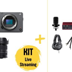 Pachet Live Streaming: Cameră Sony FX30 cu Obiectiv Sigma 18-50mm + setup audio – Default Title