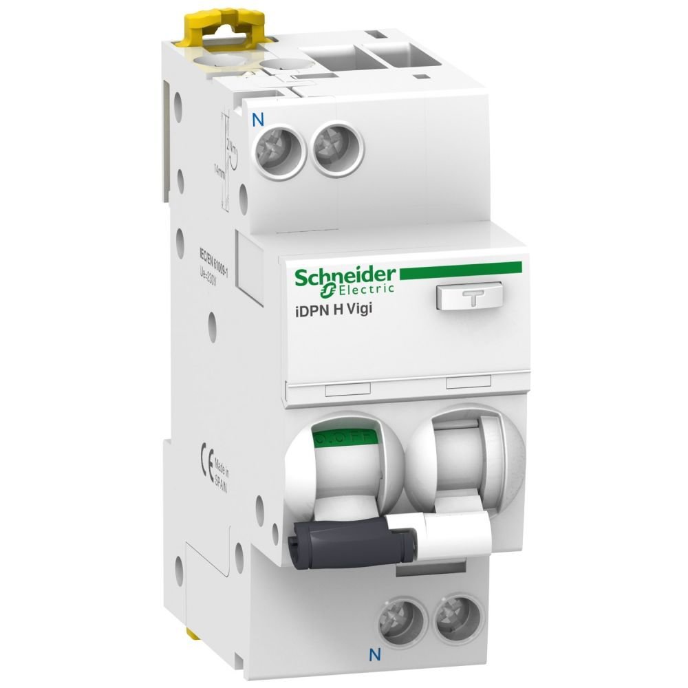 Intrerupator diferential RCBO 1P+N – 32A – Curba B – 10kA – 30mA – tip A Schneider A9D07632