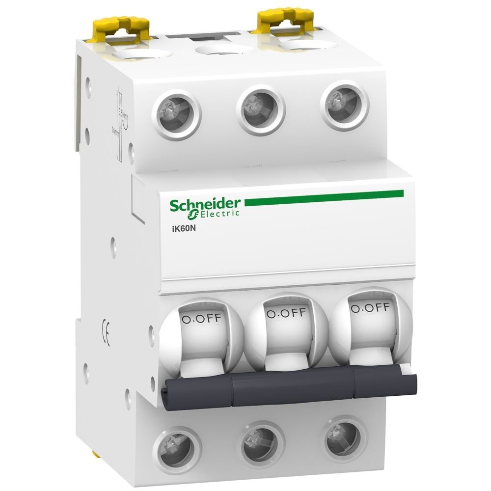 Siguranta automata Acti9 IK60N, 3P, 32A, curba B Schneider A9K23332