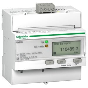 Contor energie 63 A, Modbus 1 Digital I – 1 Digital O, multi-tarif Schneider A9MEM3155