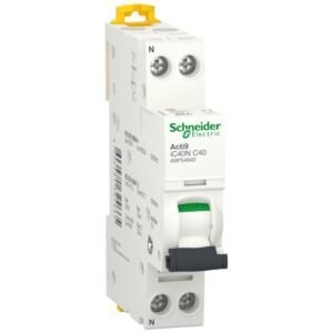 Siguranta automata Acti9, iC40N 1P+N 40A 6kA/10kA, curba C Schneider A9P54640