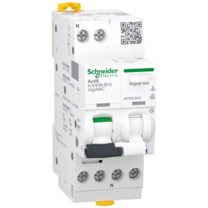 Acti9 AFDD, Intreruptor automat diferential, detectie arc electric, iCV40N, 1P+N, curba B, 10A, 6kA, 30mA tip A-SI, VigiARC RCBO Schneider A9TDE3610