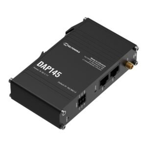 Acces Point wireless industrial Teltonika DAP145, RS485, WiFi 4, Mesh, STA, 1x antena RP-SMA, 2x LAN 10/100 Mbps, PoE pasiv, sina DIN