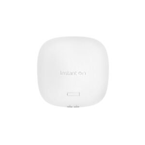 Access Point HPE Aruba Networking Instant On AP25 R9B33A, Wi-Fi 6, 4×4 MU-MIMO, 2.5 GbE, 5.3 Gbps, Bluetooth BLE, Smart Mesh, 160MHz, cu adaptor