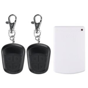 Set radiocomanda cu 4 canale si cod saritor, unitate receptor si doua telecomenzi cu 4 butoane (500m) ACS-146R