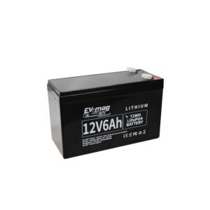 Acumulator LFP Ampevo LPF12/6, 12 V, 6 Ah