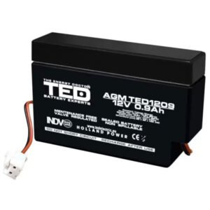 Acumulator TED AGM VRLA TED003058, 12 V, 0.9 A, PI-03
