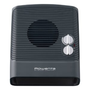Aeroterma Rowenta SO5115  2400 W  2 trepte de putere  Functie Silence  Treapta de aer rece  Termostat mecanic  Negru