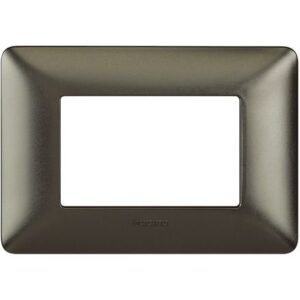 Rama ornament 3M negru nichel Matix Bticino AM4803GNN