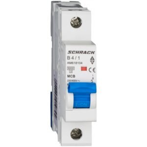 Siguranta automata AMPARO 1P 4A, curba B, 6kA Schrack AM618104