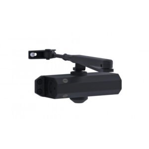 Amortizor cu brat pentru usa Yale 30-3500-0001-55-01, clasa putere 4, 80 kg, rezistent la foc, negru