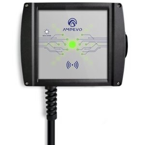 Statie incarcare masini electrice destinata integrarii in sisteme solare fotovoltaice 7.4KW monofazata( fara cablu) Ampevo Solaris AMP107T2GO-SOL