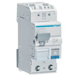 Dispozitiv de detectare a defectelor de arc electric AFDD, 1P+N, 10A, curba B, tip A, 6kA, Hager ARC910D