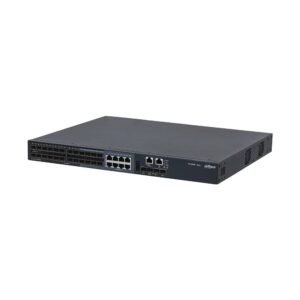 Switch cu 28 de porturi Gigabit Dahua AS5600-24GF4XF-V2, 16000 MAC, 10/100/1000 Mbps, 4 porturi SFP+ 1/10 Gbps, 598 Gbps, 128 Mpps, Layer 3, cu management