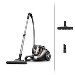 Aspirator fara sac Compact Power XXL RO4B30EA  900 W  recipient pentru praf 2.5 L  3 niveluri de filtrare  gri