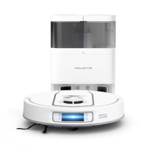 Aspirator robot Rowenta X-Plorer Serie 580 Max RR9547E0  aspirator si mop  autonomie 120 min  recipient praf 0.3L  statie de incarcare  golire praf si