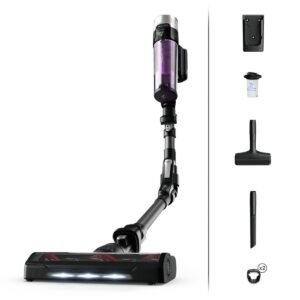 Aspirator vertical Rowenta X-FORCE FLEX 9.60 Allergy  RH2038WO  200W  putere de aspirare 100 air watts   autonomie pana la 45 minute  Negru/Violet