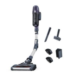 Aspirator vertical X-Pert 6.60 Essential RH6848WO  100W  autonomie 45 minute  statie de incarcare  iluminare LED  violet  gri & argintiu