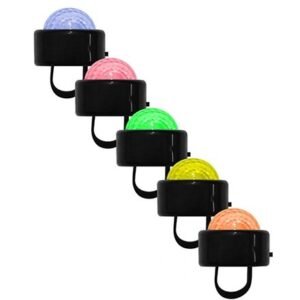Set 4 inele iluminate LED 3X0.2W RGB Party ASTRO-RING