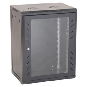 Rack perete 18U 19″ 600×450, capacitate incarcare 80 Kg, negru – ASYTECH Networking ASY-18U-6045W