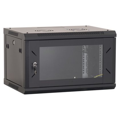 Rack perete 4U 19″ 600x600x280mm, ASYTECH Networking ASY-4U-6060W, negru