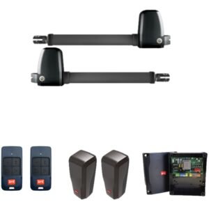 Kit automatizare porti batante BFT ATHOS AC 25 KIT FRA, 2 x 2.5m, 230V, nu contine lampa