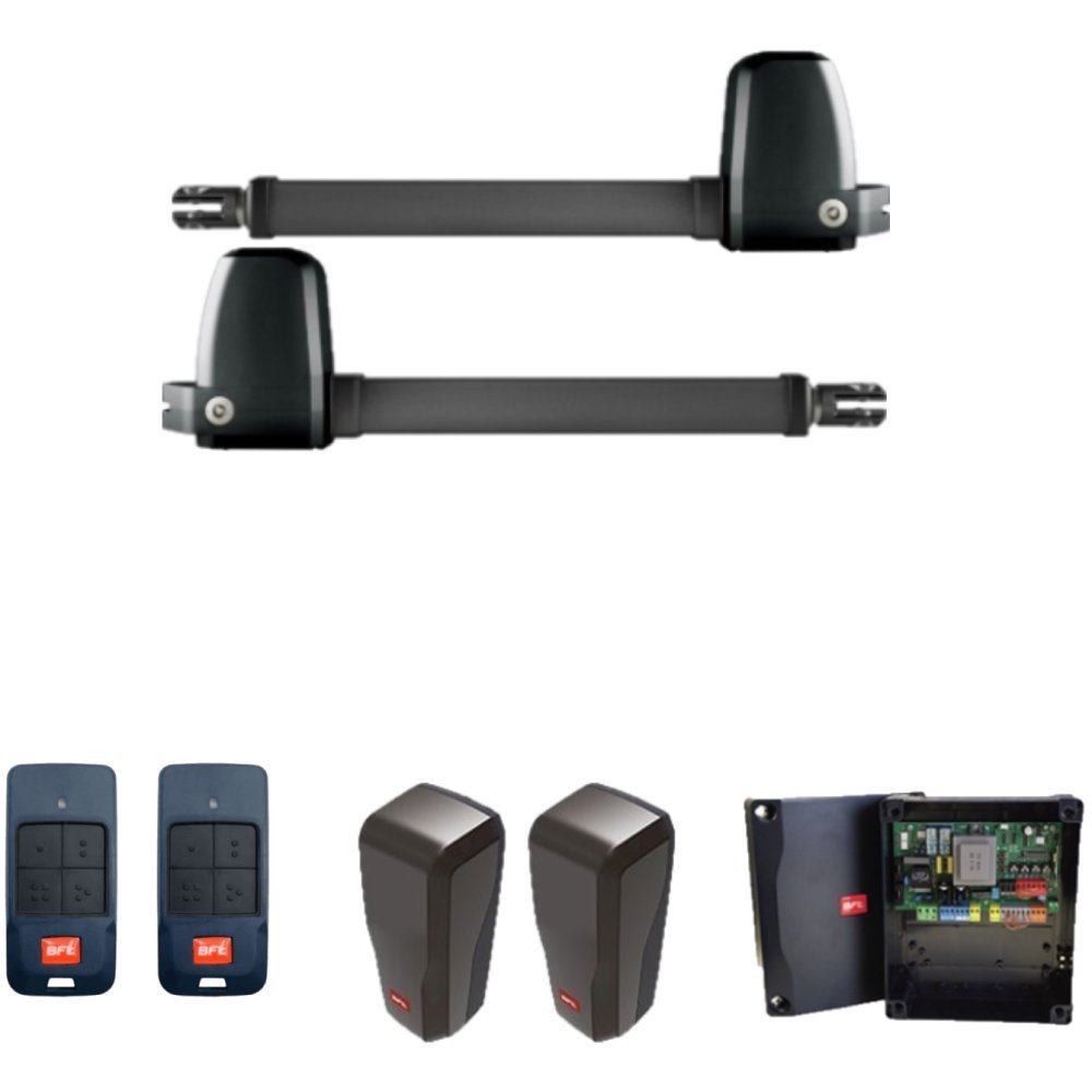 Kit automatizare porti batante BFT ATHOS AC 25 KIT FRA, 2 x 2.5m, 230V, nu contine lampa