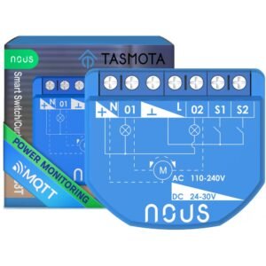 Releu wireless Nous B3T PM, 16A, Tasmota, Matter, Monitorizare energie,(2 canale cu PM) / Modul cortina (1 canal) (ESP32) / 5905072800525
