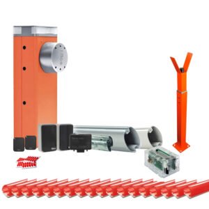 Bariera completa acces stradal Nice L9BAR-KIT, 4 – 5 m, 400 Nm, 230 Vac