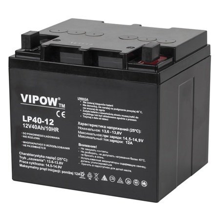 Acumulator gel plumb Vipow 12 V / 40 Ah BAT0222